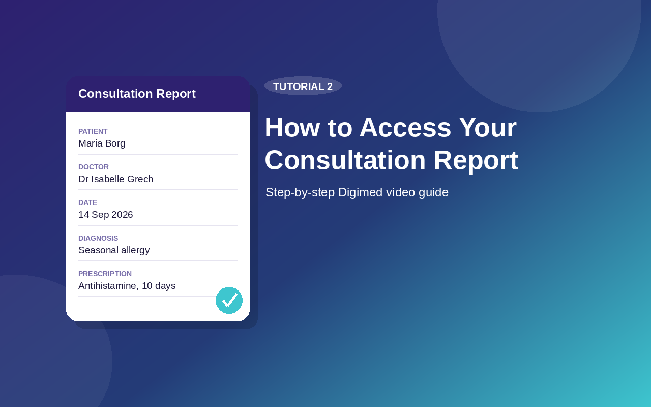How to access online doctor report